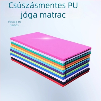 Jógamatrac - PU, csúszásmentes, 3 mm, 3,5 kg, összecsukható