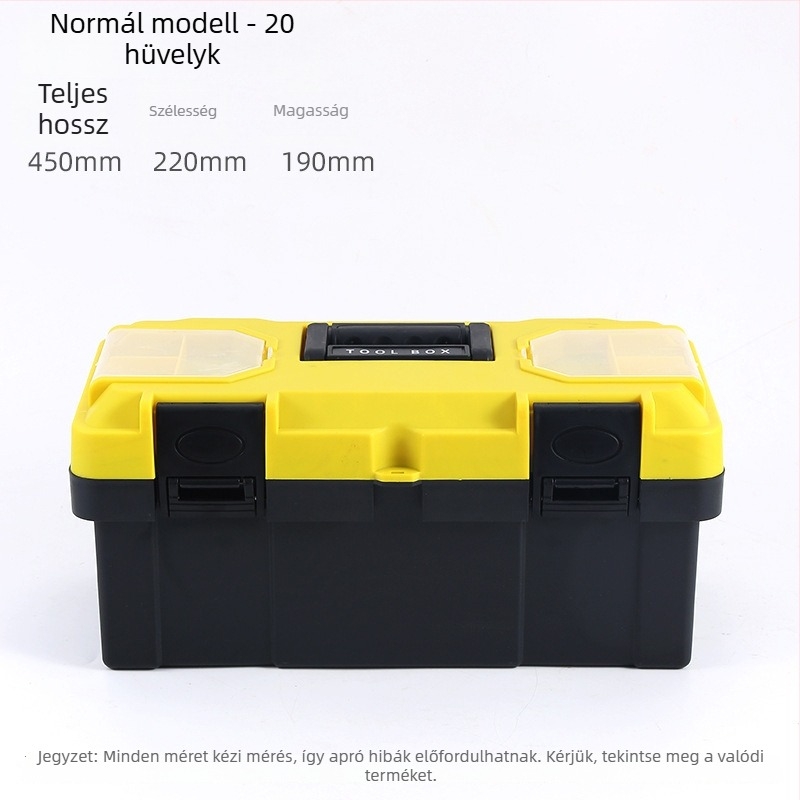 Műanyag szerszámosláda – Toolbox sorozat, hordozható szerszámtároló