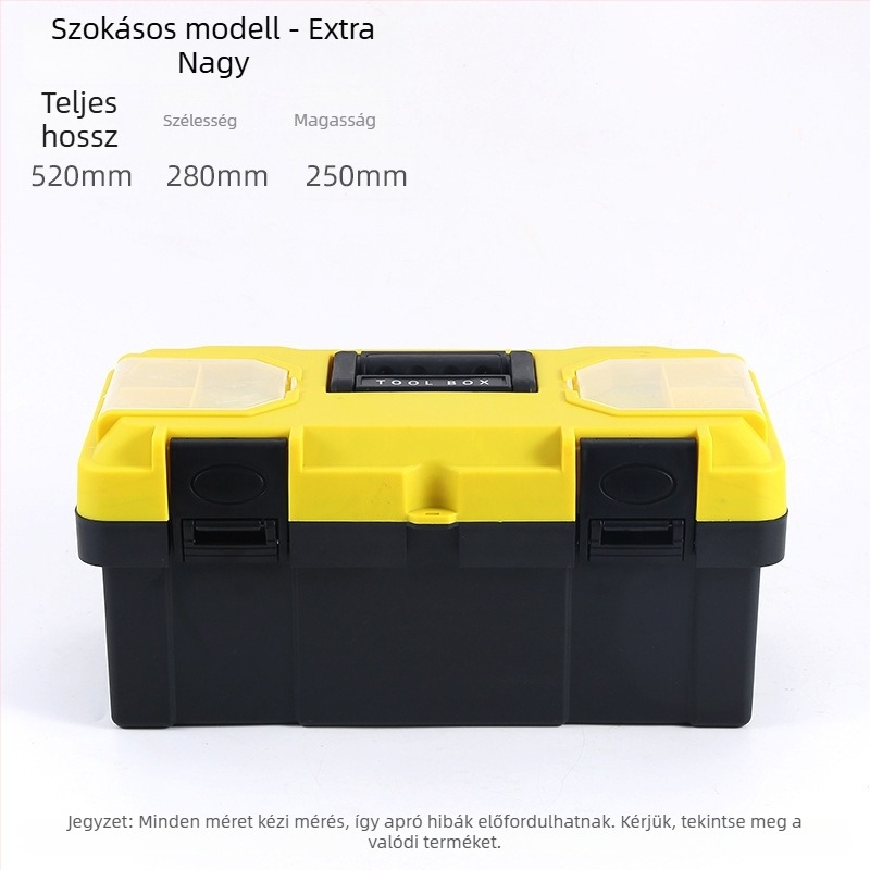 Műanyag szerszámosláda – Toolbox sorozat, hordozható szerszámtároló