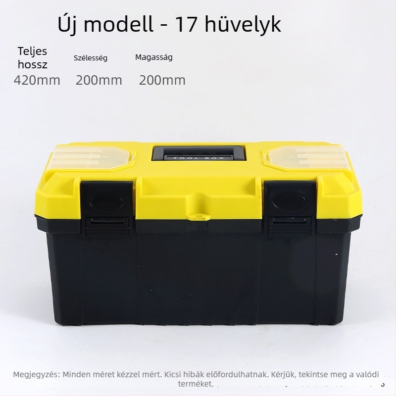Műanyag szerszámosláda – Toolbox sorozat, hordozható szerszámtároló