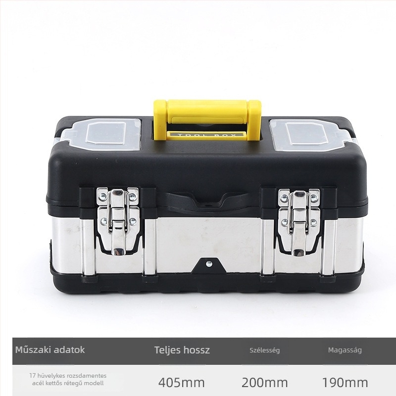 Műanyag szerszámosláda – Toolbox sorozat, hordozható szerszámtároló