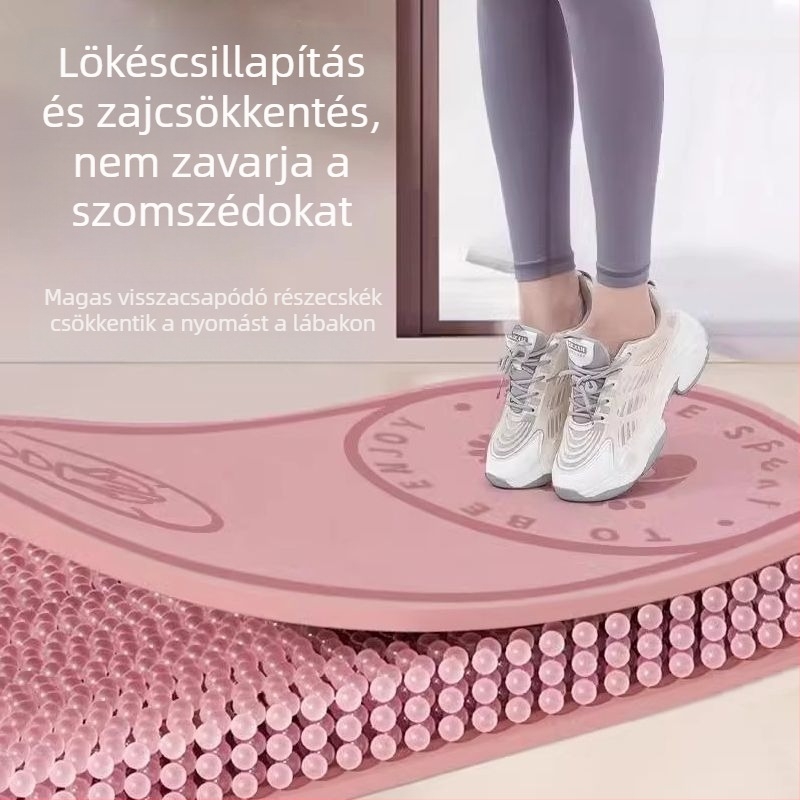 Jógaszőnyeg, rajzfilm mintával, TPE anyag, 8 mm vastagság, csúszásmentes, ütéscsillapító