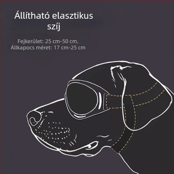Háziállatoknak szánt napszemüveg, szélvédő szemüveg a szemek védelére, PC lencsék, TPU keret, univerzális illeszkedés, kültéri használatra