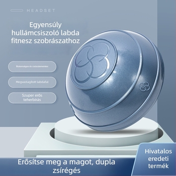Hullámszerű sebességű labda félgömb alakú egyensúly – mini jóga‑fitnesz labda, Pilates lábpedállal, szenzoros edzés eszköz