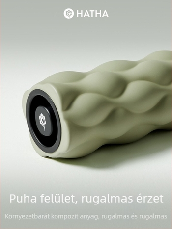 Habgörgő jóga és masszázshoz — Hatha, Anyag: PP+PU, Fascia-relaxáció