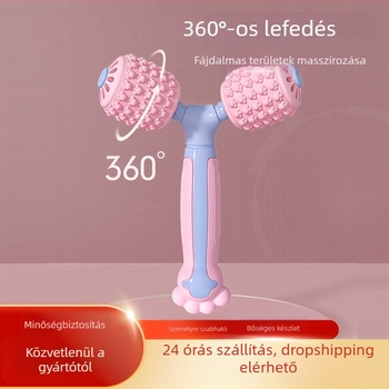 Szilikon masszázs bot, Y-alakú masszírozó, görgő, jóga segédeszköz