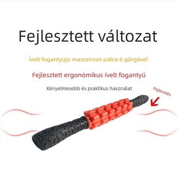 Hatkerekű masszázsbot mély izom masszázshoz – fitneszroller jóga fascia számára