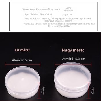 Vörös féreg doboz élőcsalihoz, tenyésztő doboz lyukakkal és szivaccsal, horgász felszerelés kiegészítők