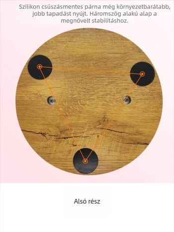 Optp szilárd fából készült Pilates forgólemez tartásjavításra, postpartum medence rehabilitációra és jóga kerékkel történő nyújtásra