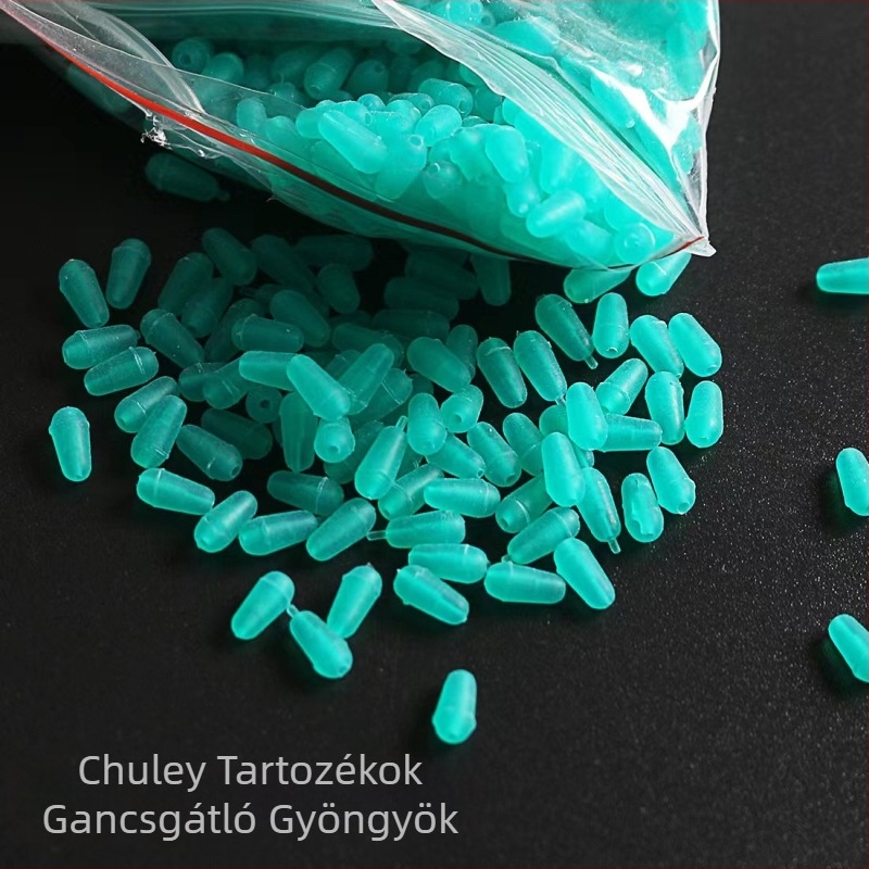 Átlátszó szilikon spacer gyöngyök horgászathoz, nyolc alakú gyűrűk, 10 000 darab