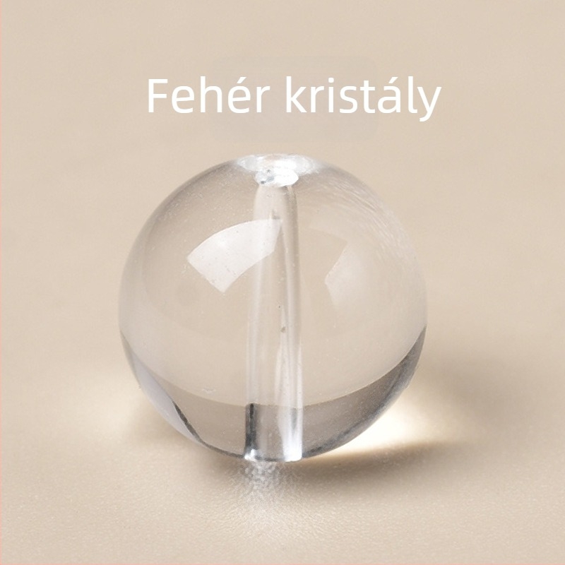 Wanbing Jewelry kristálygyöngyök, kör alakú, polírozott, DIY karkötőhöz