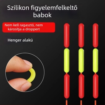 Hengeres horgászúszó figyelemfelkeltő bab alakú dizájnnal és kiváló minőségű rugalmas szilikon farokkal.