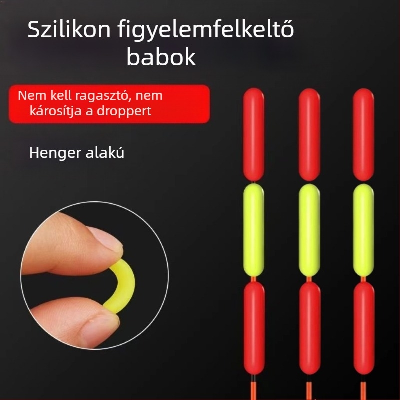 Hengeres horgászúszó figyelemfelkeltő bab alakú dizájnnal és kiváló minőségű rugalmas szilikon farokkal.