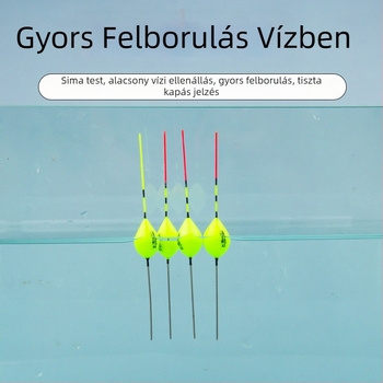 Sekélyvízi horgász úszó – ultra rövid, acél lábbal, ólommentes