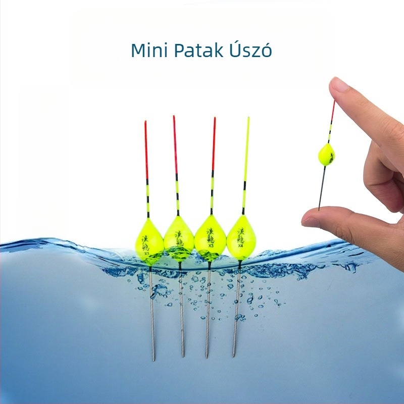 Sekélyvízi horgász úszó – ultra rövid, acél lábbal, ólommentes