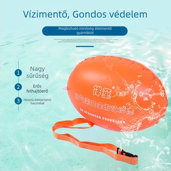 Kétkamrás úszógumi felnőtteknek, Cartoon mintával, PVC-vastagság 18, úszáshoz és vízben sétáláshoz