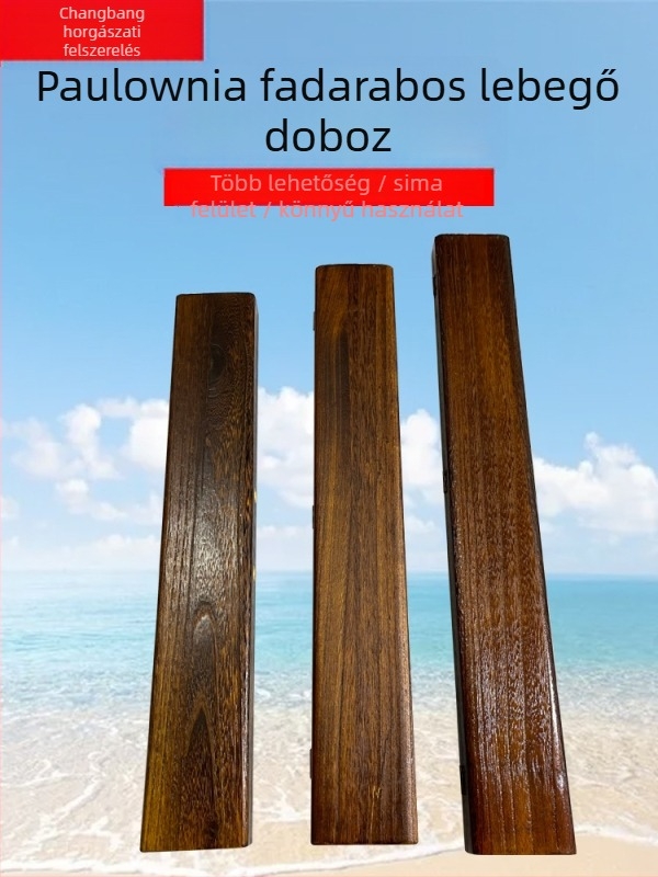 Paulowniafa úszó tároló doboz, hordozható, nagy kapacitású, tárolótáskával