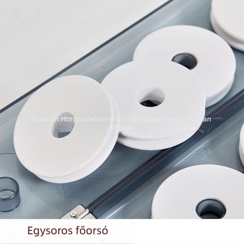 Fehér főzsinór-orsó doboz, 6,7 cm-es orsó, horgászfelszerelés