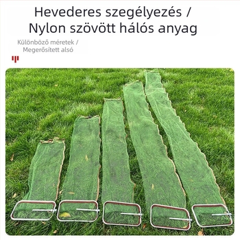 Hordozható, téglalap alakú horgász hálós táska kis halakhoz – gyorsan száradó