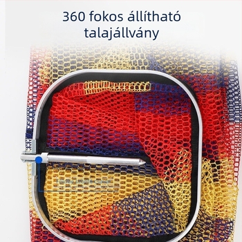 Négyzet alakú horgászvédő háló, vastag hálóanyag, összecsukható, gyorsan száradó, termékkód 3RXHXkYB