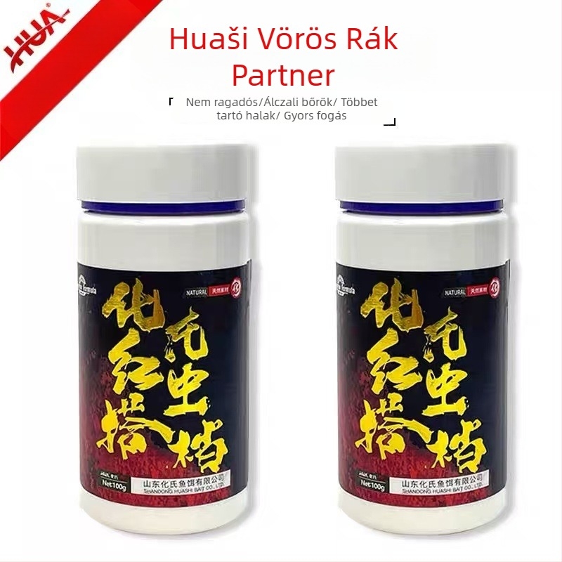 Huashi vörös kukacok csalihoz adalék ragadós porral