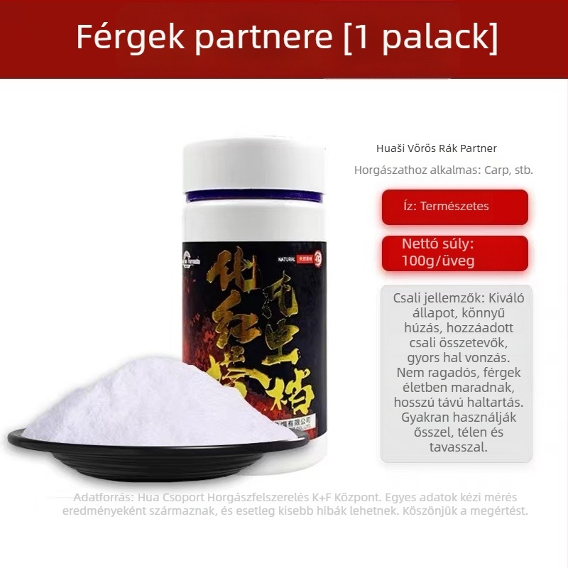 Huashi vörös kukacok csalihoz adalék ragadós porral