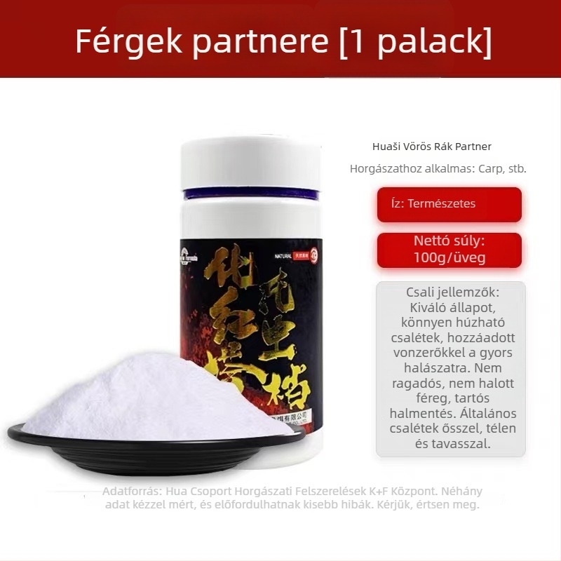 Huashi vörös kukacok csalihoz adalék ragadós porral