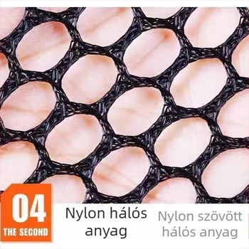 Nylon háló táska horgászatra, hordozható, négyzet alakú