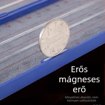 Horgász damil doboz, kettős rétegű, könnyű, skálával, akasztóval, műanyagból