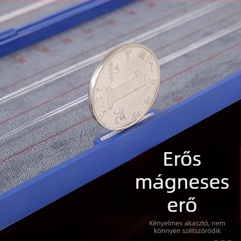 Horgász damil doboz, kettős rétegű, könnyű, skálával, akasztóval, műanyagból