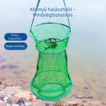 Horgászatvédő – nylon hálós táska húzózsinórral, gyorsan száradó