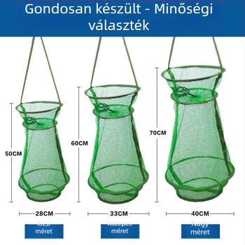 Horgászatvédő – nylon hálós táska húzózsinórral, gyorsan száradó