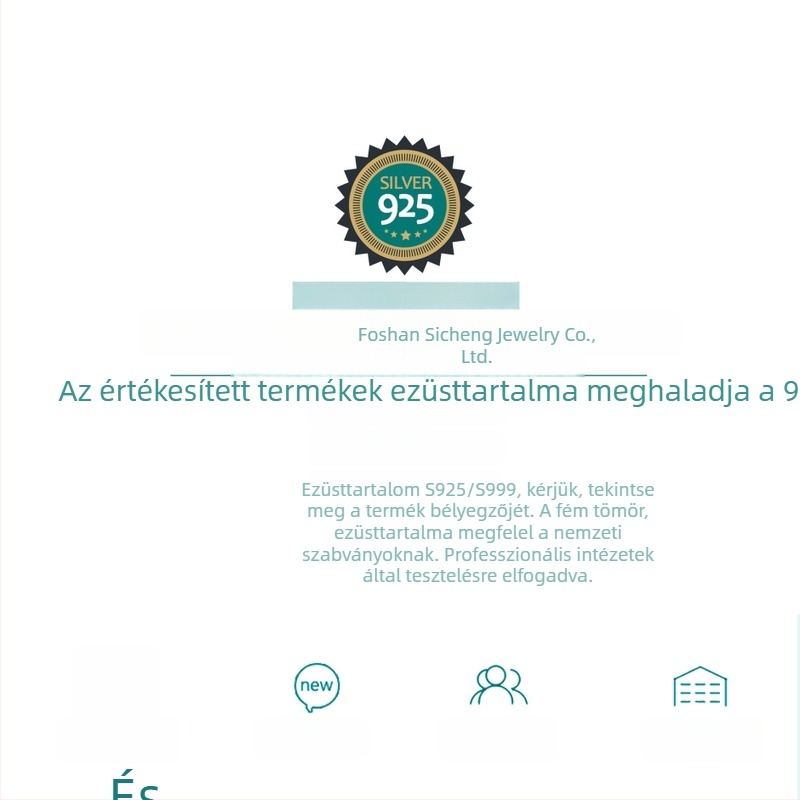 S925 ezüst fülbevaló medál – Jég és Hó Királynő, cirkón, DIY gyöngy kiegészítő készlet