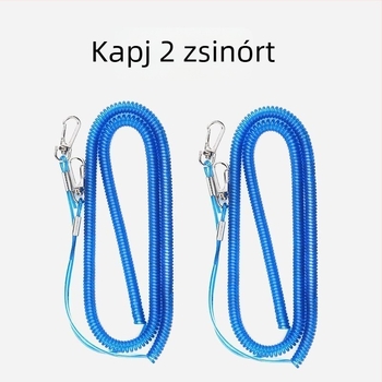 Horgászbot biztonsági zsinór acélhuzalból, csúszásmentes zsinór
