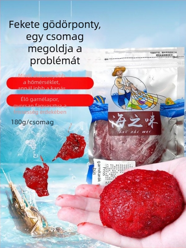 Élő garnéla csali pontyhorgászathoz