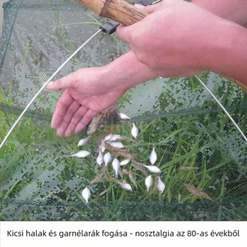 Garnéla horgász háló – nyitott kivitel, összecsukható emelőháló, garnéla ketrec, horgász háló eszköz (Márka: Egyéb; Anyag: Egyéb)