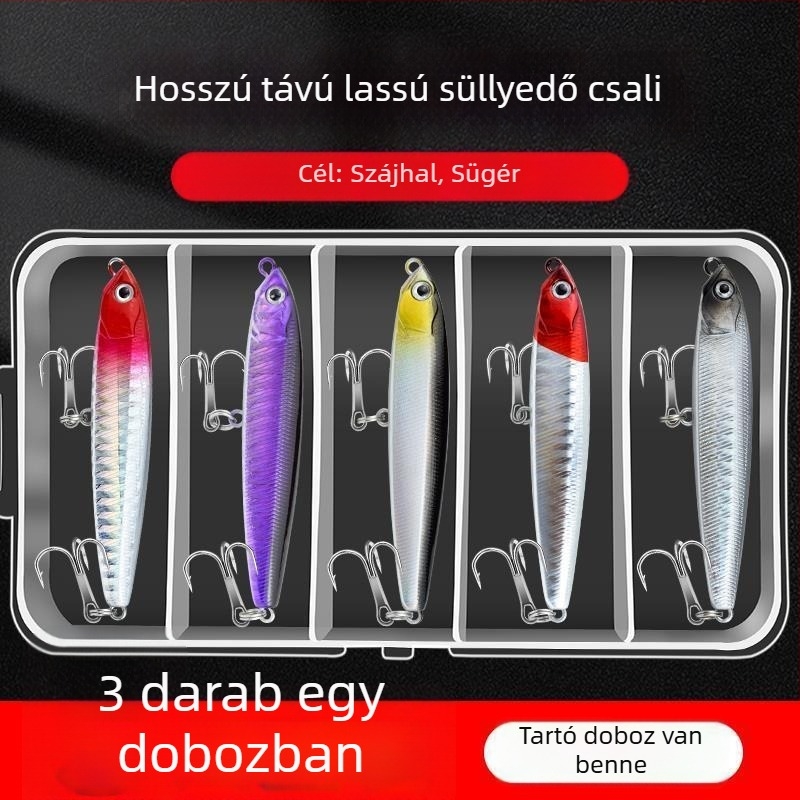Süllyedő ceruza csali készlet ultra hosszú dobásokhoz – édesvízi tilápia