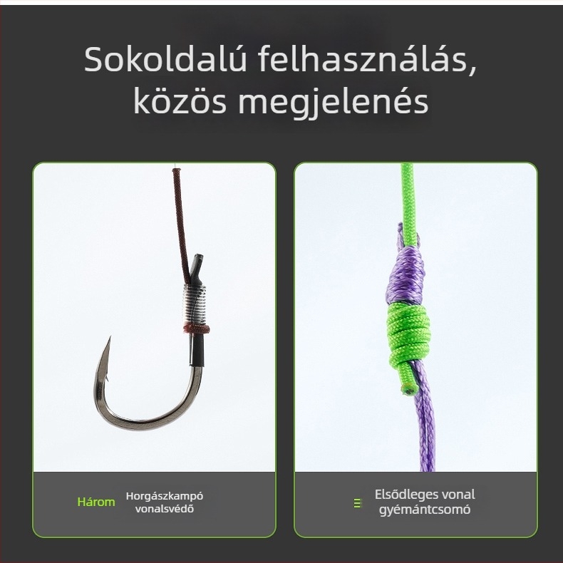 Horgászbot kiegészítő készlet: megerősítő zsinór és csúcszsinór, kis kiegészítők — Márka: Yufeng Shanghai; Sport: Horgászat