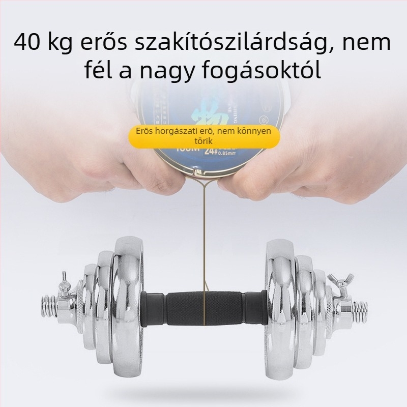 Nylon fő zsinór horgászathoz, rendkívül sima, 100 m, nagy szakítószilárdság, csomagolt