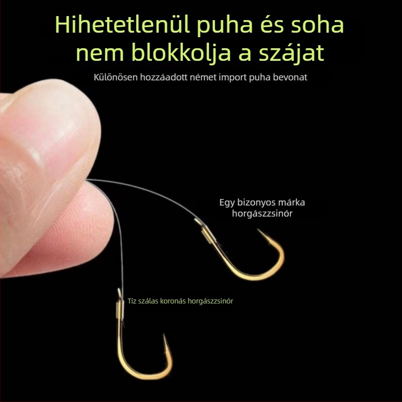 Horgász alárendelő vonal, PE anyag, lágy vezetővonal