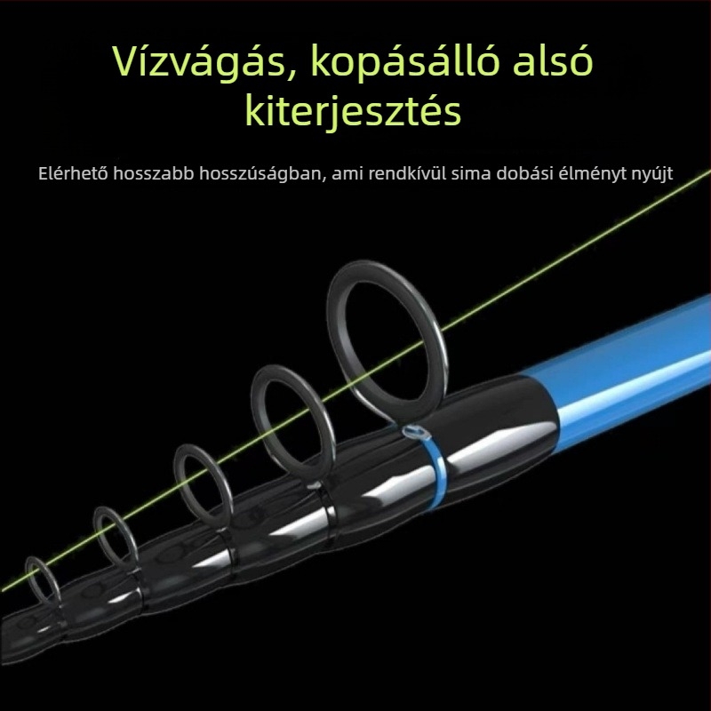 Horgász alárendelő vonal, PE anyag, lágy vezetővonal