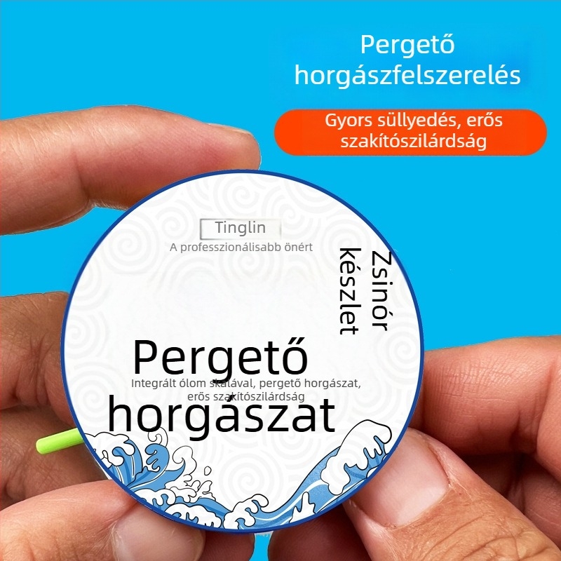 Tinglin nylon fővonal ólommaggal – integrált damilszett