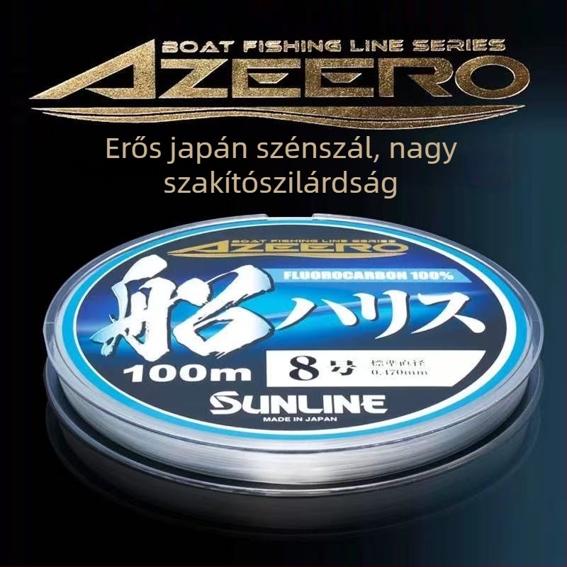 Sunline Seto Carbon vezetővonal, szénszálas anyag, japán eredetű, horgászzsinór