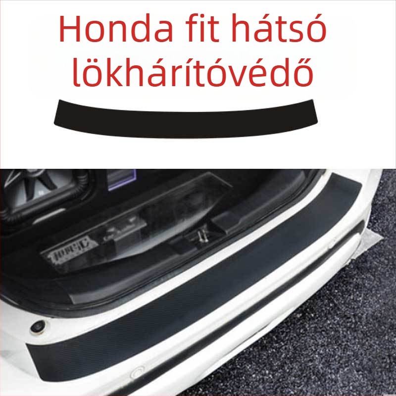 Belső karbon rostos dekor fólia a központi konzolhoz – hátoldali ragasztó, testreszabás elérhető, speciális autó stílus