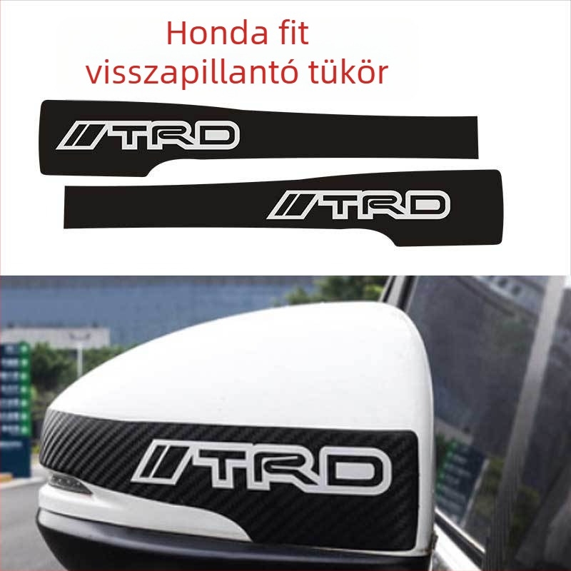 Belső karbon rostos dekor fólia a központi konzolhoz – hátoldali ragasztó, testreszabás elérhető, speciális autó stílus