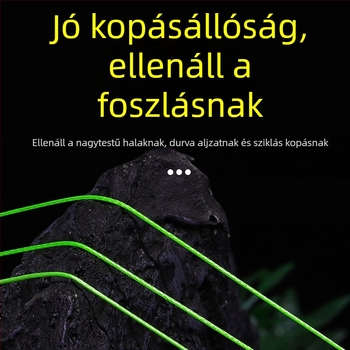 150 m süllyedő fő zsinór 12+1 sodrott maggal, PE zsinór, nagy erősség, hosszú dobás, kopásálló