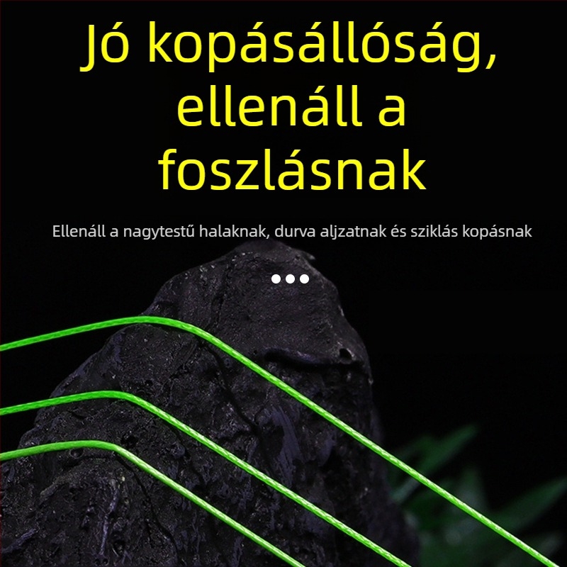 150 m süllyedő fő zsinór 12+1 sodrott maggal, PE zsinór, nagy erősség, hosszú dobás, kopásálló