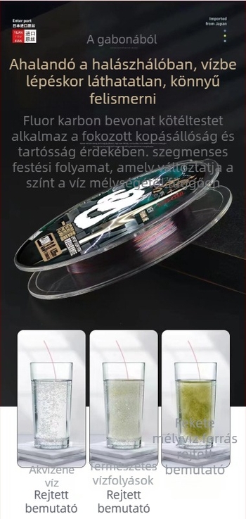 Fő horgászvonal Spin – nejlon