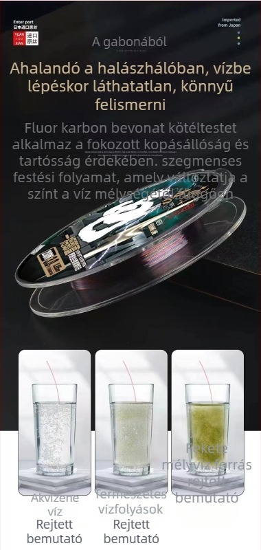 Fő horgászvonal Spin – nejlon
