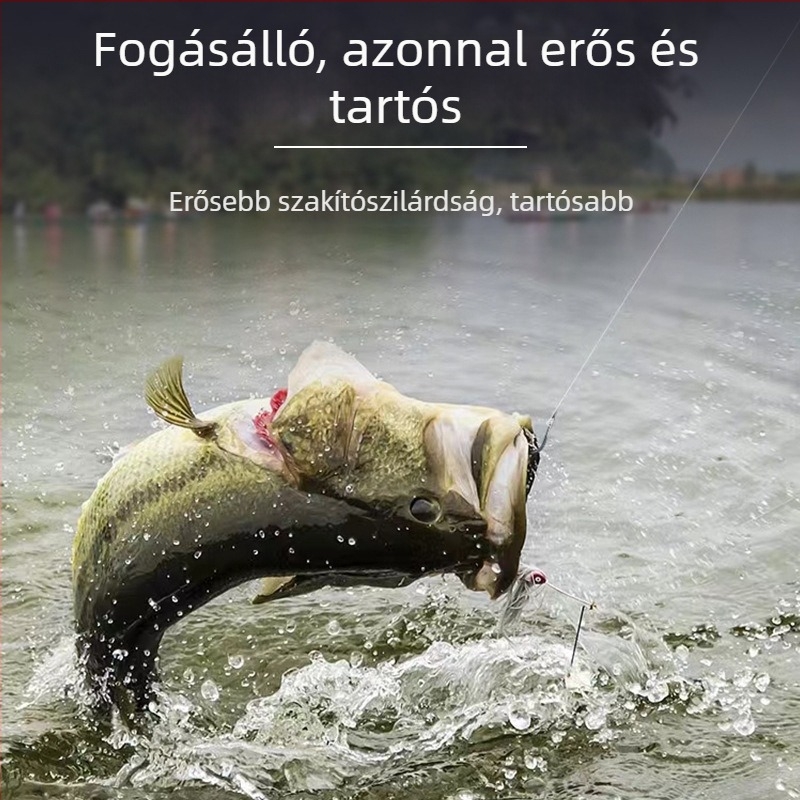 Szénszálas monofil horgász főzsinór, teherbírás 4,4–73 lb, dobozos kiszerelésben 300 darab